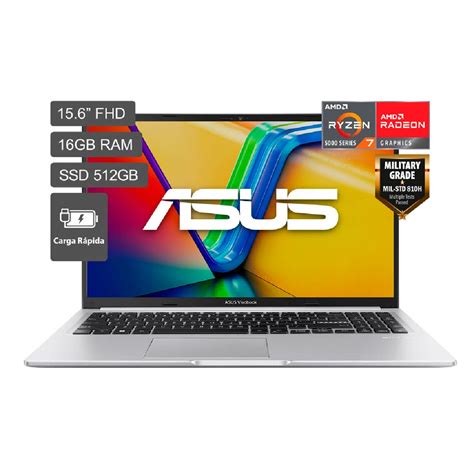 ASUS Vivobook 15|M1502YA-58512S2W|15.6'' FHD|SILVER|R5-7430U|8GB DDR4 OB|512GB PCIe SSD|WIN 11H